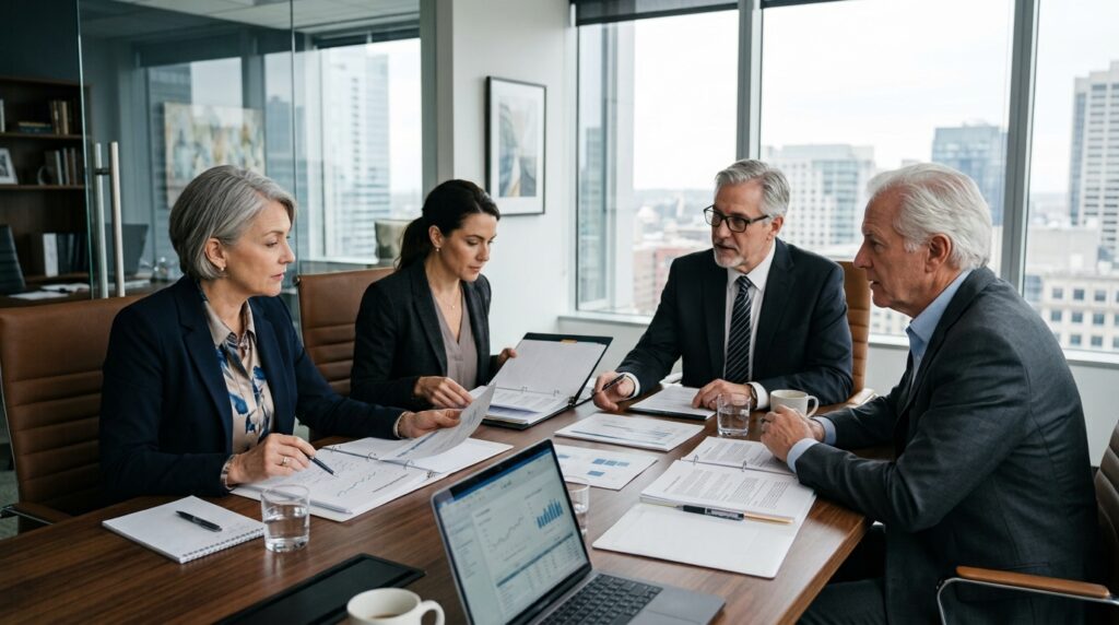 Business Exit Planning: Aligning Enterprise Value With Personal Financial Independence Business owner reviewing an exit plan and personal financial goals